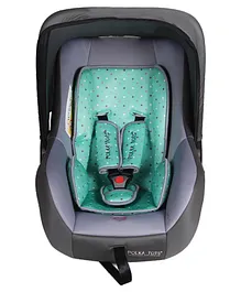 Polka Tots 4 in 1 Multi Purpose Baby Car Seat Newborn Carrycot With Canopy - Green