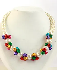 Milyra Necklace Pearls & Ghunghri - Multicolor