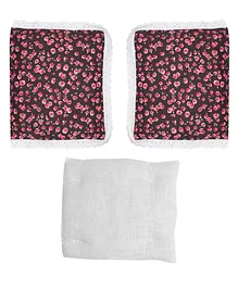 Grandma's Premium Cotton  Head Shaping Mustard Seeds Rai Pillow Printed - Pink