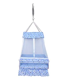 132 Swing Cradle with Mosquito Net - Blue