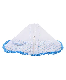 132 Baby Bedding Set With Mosquito Net - Blue