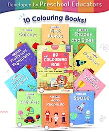 Intelliskills My Colouring Bag Set of 10 - English