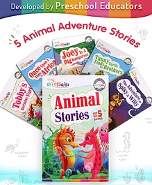 FirstCry Intelliskills Animal Story Book Set of 5 - English