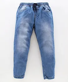 Pine Kids Full Length Enzyme Wash Denim Jeans - Blue
