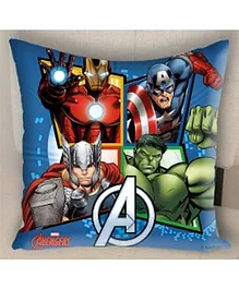 Marvel Athom Trendz Avengers Filled Cushion With Cushion Cover - Blue MAR-10-3-D52-FL