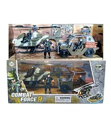 Negocio Combat Force 9 Operation Storm Wind Army Vehicle Toy Set - Multicolour