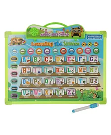 Asera Multifunctional Audio Sketchpad With 11 Sheets - Multicolor 