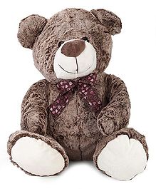 Starwalk Plush Teddy Bear With Ribbon Grey - 50 cm