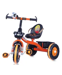AMARDEEP Baby Tricycle With Pop Horn - Orange
