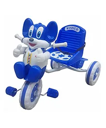 AMARDEEP Baby Tricycle With Safety Harness - Blue