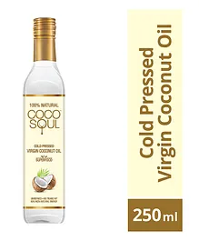 Coco Soul Cold Pressed Natural Virgin Coconut Oil - 250 ml