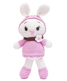 Happy Threads Crochet Soft Toy Pink - Height 17.7 cm