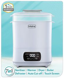 Babyhug 7 in 1 Sterilizer Warmer Cum Dryer - White