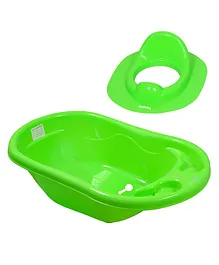 Sunbaby Bathtub With Potty Seat Pack of 2 - Green