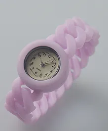 Babyhug Free Size Analog Watch - Purple