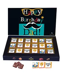 Expelite Happy Birthday Dad Printed Chocolate Box - 500 gm
