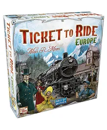 Yamama Ticket to Ride Europe Board Game - Multicolor