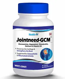 Healthvit Jointneed-GCM for Bone and Joints - 60 tablets