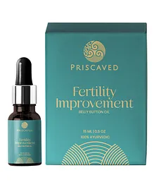 Priscaved Fertility Improvement Belly Button Oil - 15 ml