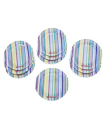 Karmallys Printed Paper Plates Multicolour - Pack of 10