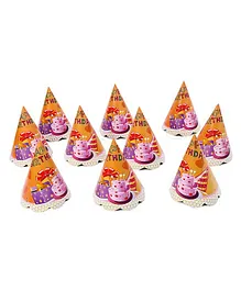 Karmallys Party Paper Caps Pack of 10 - Multicolour