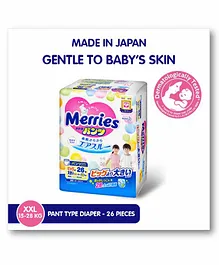 Merries Pant Style Diapers XXL - 26 Pieces