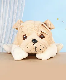 Toytales Bull Dog Soft Toy Light Brown - Length 75 cm