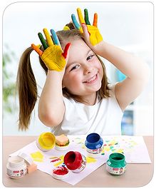 Babyhug Color O Splash Washable Finger Paints -  7 Pieces