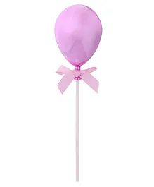 Funcart Balloon Shaped Metallic Foil Cake Topper - Pink