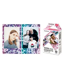 Instax Fujifilm Mini Picture Confetti Designer Format Film Multicolor - 10 Sheets