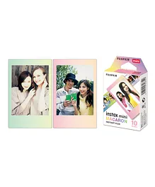 Instax Fujifilm Mini Picture Format Film Macaron Designer Multicolour - 10 Sheets