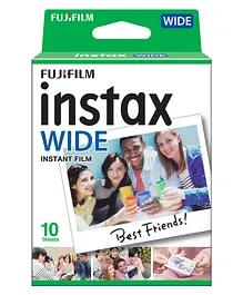 Instax Fujifilm Wide Picture Format Film White - 10 Sheets