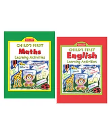 Child's First English & Maths Learning Activities Book Pack of 2 - English