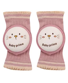 Baby Moo Cute Kitten Baby Kneepad - Pink