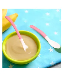 Baby Moo Feeding Spoons Pack of 2 - Pink