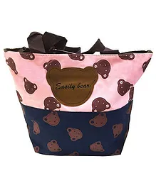 EZ Life Kids Carry Bag Bears Big - Blue & Light Pink