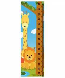 WENS Jungle Print Height Measurement Wall Sticker - Multicolor