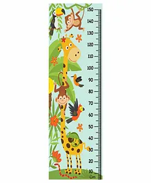 WENS Real Animals Wall Height Chart - Blue