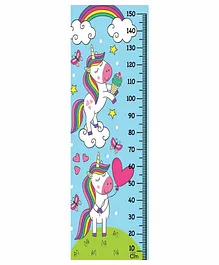 WENS Unicorn Wall Height Chart - Multicolor