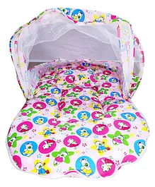 Planet Of Toys Baby Bedding Set With Mosquito Net - Multicolour