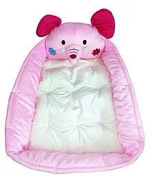 Planet Of Toys Mattress Set With Detachable Mosquito Net - Pink