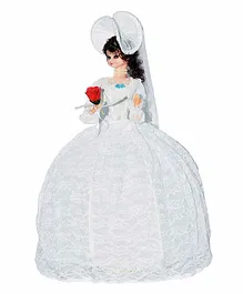 Planet of Toys Dancing Umbrella Doll White - Height 60.96 cm