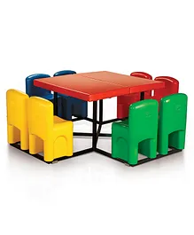 Ok Play One For All Chair and Table - Red Green Blue Yellow 