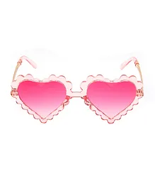 Spiky Heart Shape Sunglasses - Pink