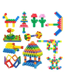 Syga Hexagon Shaped Building Blocks Set Multicolor - 200 Pieces 