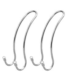 Syga Car Back Hook Pack of 2 - Silver 