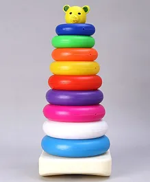Ratnas Teddy Stack A Ring Jumbo Multicolor - 9 Pieces