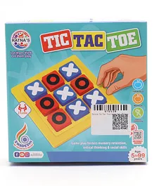 Ratnas Tic Tac Toe Game Set - Brown