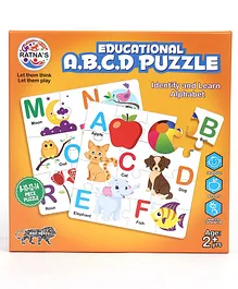 Ratnas Educational Puzzle ABCD - 54 Pieces