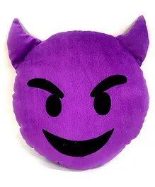 Sterling Emoji Cushion - Purple